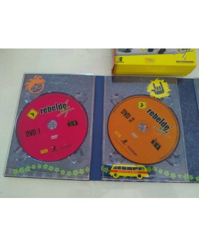Rebelde Way La Serie - Episodios 1-19 - 4 x DVD Espa?ol Region 2 Am