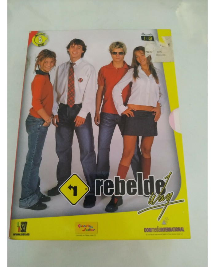 Rebelde Way La Serie - Episodios 1-19 - 4 x DVD Espa?ol Region 2 Am