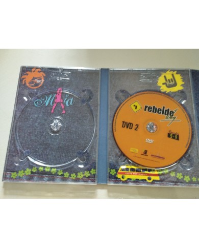 Rebelde Way La Serie - Episodios 5-19 - 4 x DVD Espa?ol - Falta el DVD-1