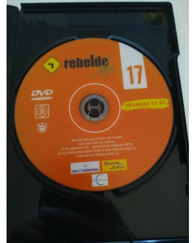 Rebelde Way La Serie - Volumen 17 - Episodios 64-67 - DVD Espa?ol Region 2 - 2T