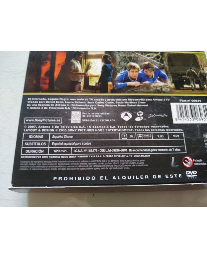 El Internado Laguna Negra Septima Temporada Parte 1 - DVD Español Region 2 El Internado Laguna Negra Septima Temporada Parte 1 - DVD Español Region 2