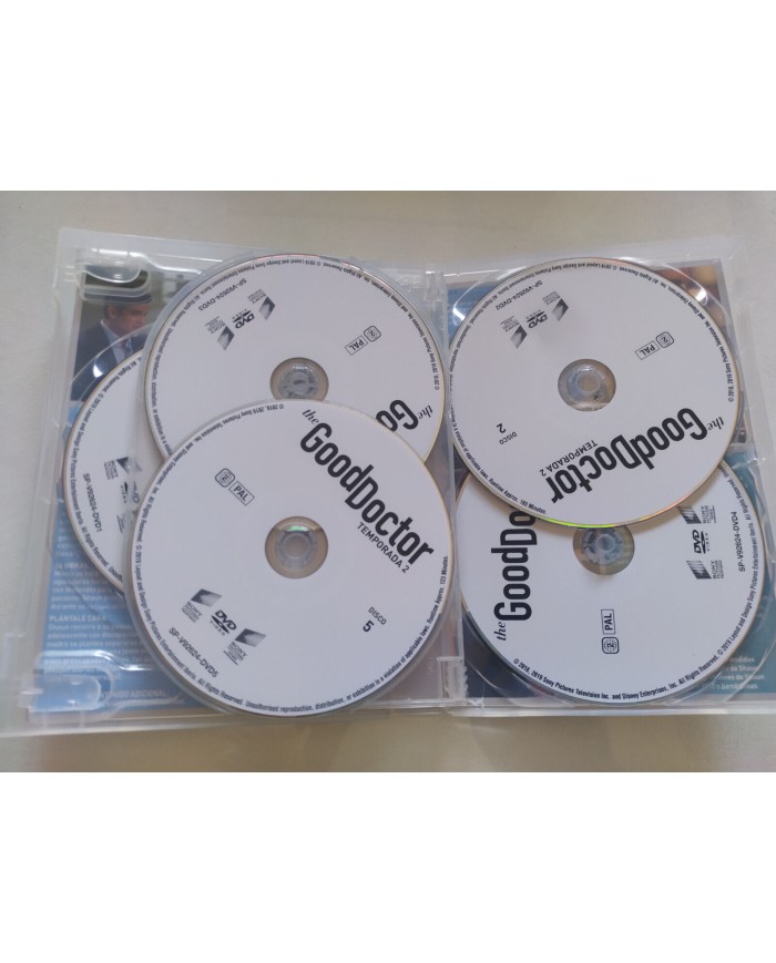 The Good Doctor Segunda Temporada 2 Completa - DVD Region 2 Espa?ol Ingles 3T The Good Doctor Segunda Temporada 2 Completa - DVD Region 2 Espa?ol Ingles 3T