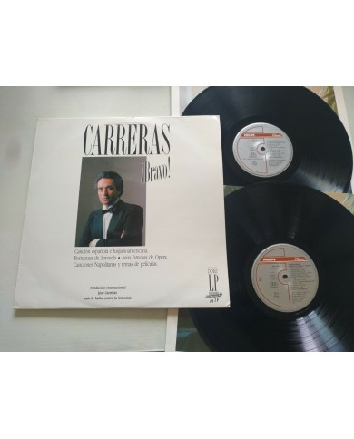 Jose Carreras Bravo Arias Famosas Opera 1988 - 2 x LP 12" Vinilo VG/VG
