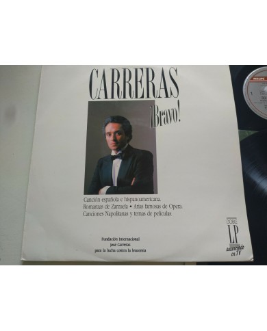 Jose Carreras Bravo Arias Famosas Opera 1988 - 2 x LP 12" Vinilo VG/VG
