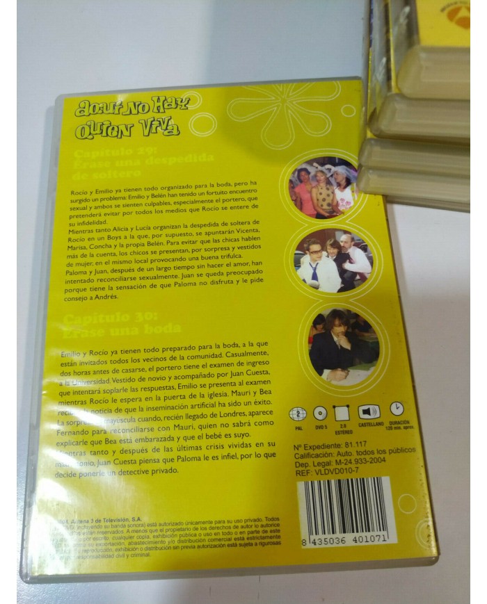 Aqui No Hay Quien Viva Serie TV Temporada 2 - Capitulos 17-30 - 7 x DVD - T