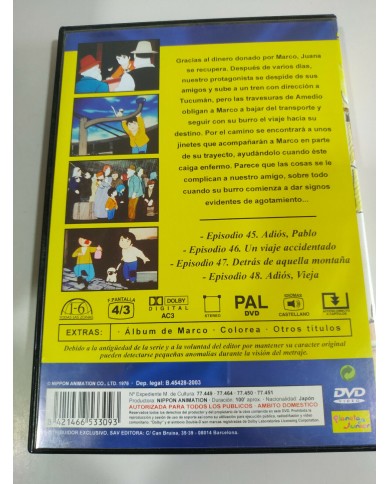 Marco La Serie de TV - 40 Episodios - 10 x DVD Espa?ol Region 0 Faltan 3 DVD 2T Marco La Serie de TV - 40 Episodios - 10 x DVD Espa?ol Region 0 Faltan 3 DVD 2T