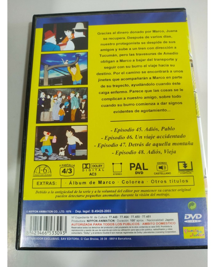Marco La Serie de TV - 40 Episodios - 10 x DVD Espa?ol Region 0 Faltan 3 DVD 2T