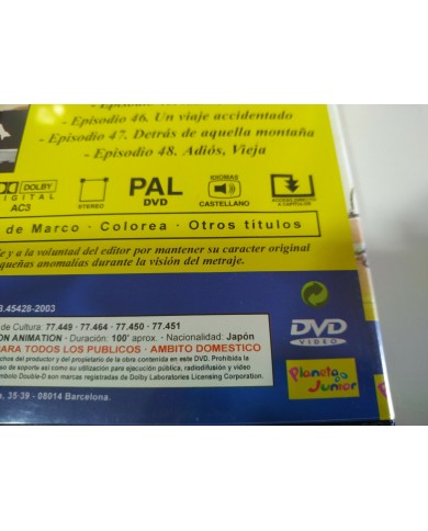 Marco La Serie de TV - 40 Episodios - 10 x DVD Espa?ol Region 0 Faltan 3 DVD 2T Marco La Serie de TV - 40 Episodios - 10 x DVD Espa?ol Region 0 Faltan 3 DVD 2T