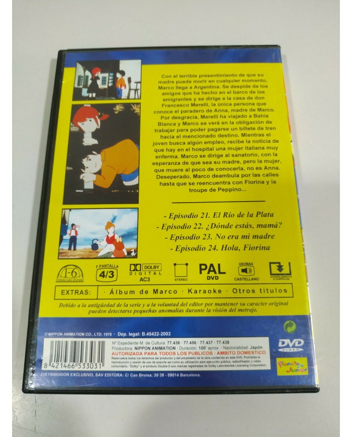 Marco La Serie de TV - 40 Episodios - 10 x DVD Espa?ol Region 0 Faltan 3 DVD 2T