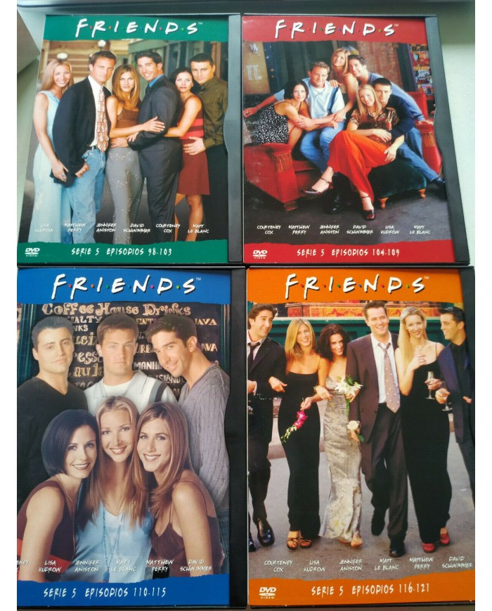 Friends Quinta Temporada 5 Completa Serie TV - 4 x DVD Espa?ol Ingles - 3T
