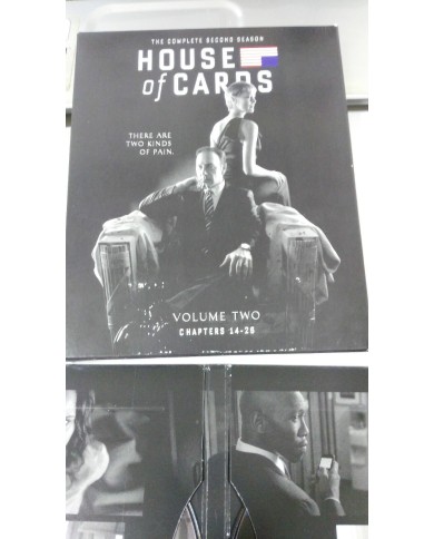 HOUSE OF CARDS TEMPORADA 2 VOL 2 - 13 CAPITULOS BLU-RAY REGION A-B-C DELUXE - 3T