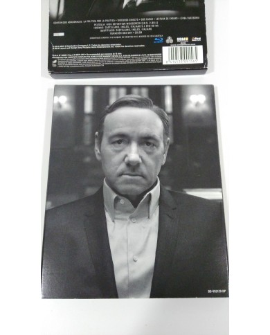 HOUSE OF CARDS TEMPORADA 2 VOL 2 - 13 CAPITULOS BLU-RAY REGION A-B-C DELUXE - 3T