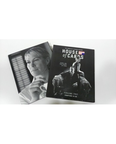 HOUSE OF CARDS TEMPORADA 2 VOL 2 - 13 CAPITULOS BLU-RAY REGION A-B-C DELUXE - 3T