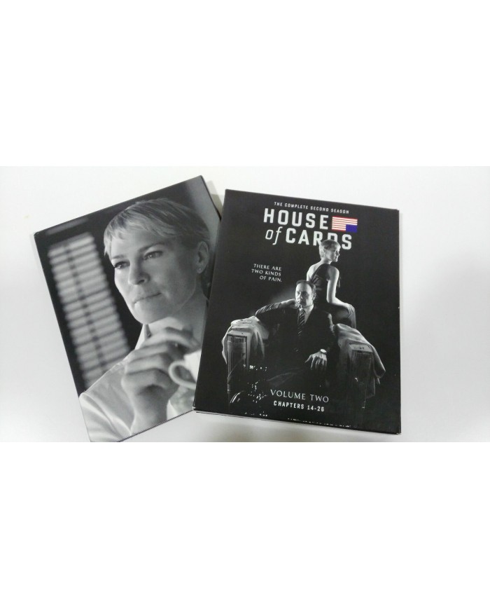 HOUSE OF CARDS TEMPORADA 2 VOL 2 - 13 CAPITULOS BLU-RAY REGION A-B-C DELUXE - 3T