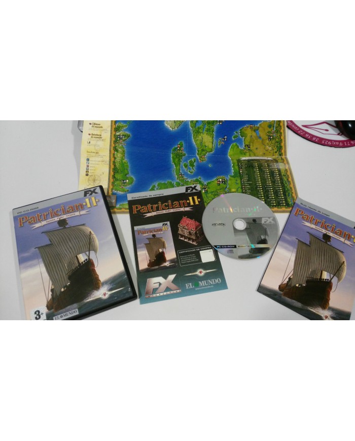 PATRICIAN II FORTUNA PODER VICTORIA JUEGO PARA PC CD-ROM ESPAÑOL FX INTERACTIVE