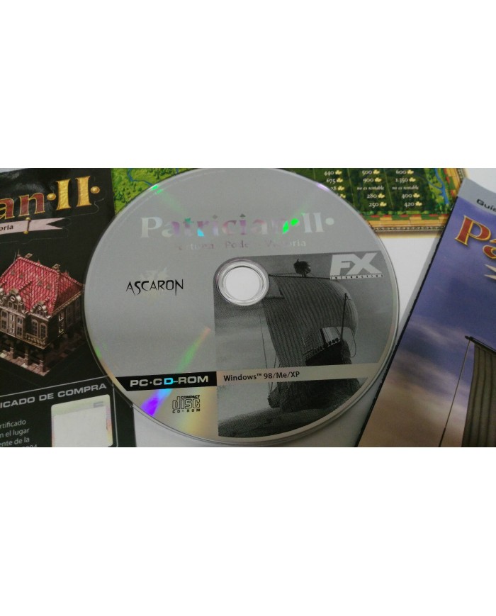 PATRICIAN II FORTUNA PODER VICTORIA JUEGO PARA PC CD-ROM ESPAÑOL FX INTERACTIVE