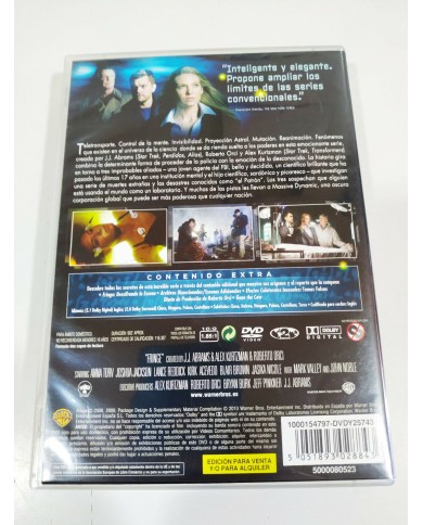 The Fringe Primera Temporada 1 Completa Serie TV - 7 x DVD Espa?ol Ingles - 3T