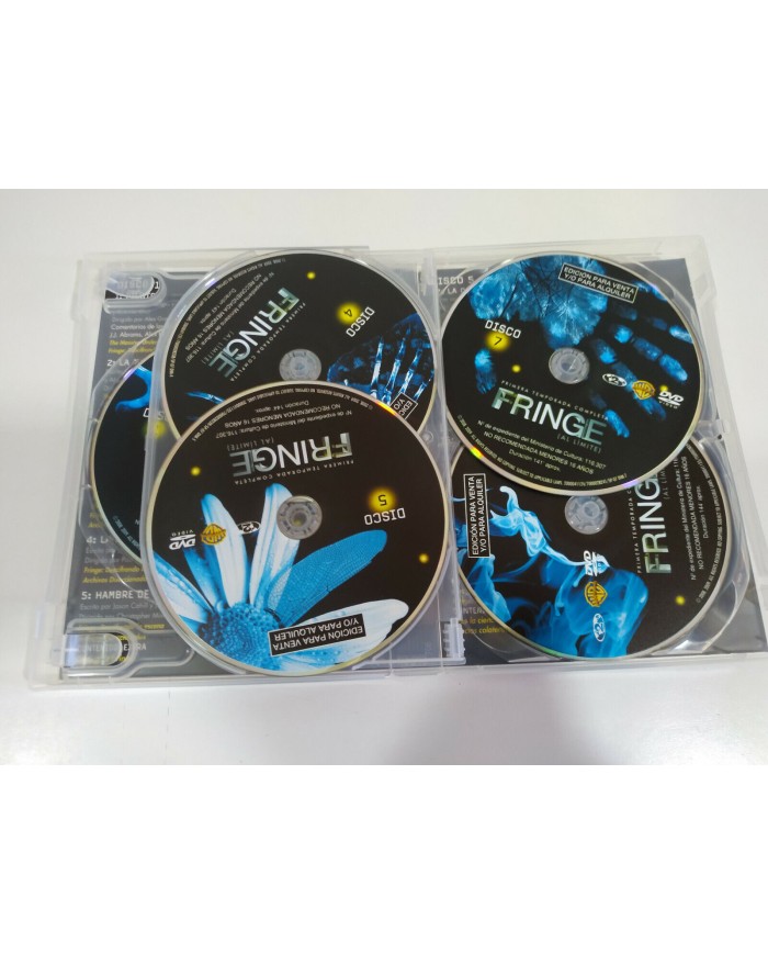 The Fringe Primera Temporada 1 Completa Serie TV - 7 x DVD Espa?ol Ingles - 3T The Fringe Primera Temporada 1 Completa Serie TV - 7 x DVD Espa?ol Ingles - 3T