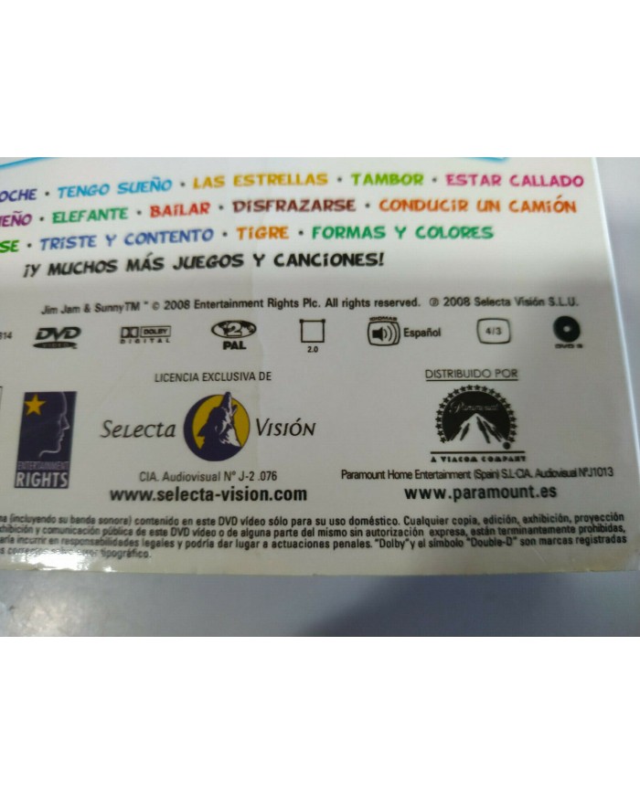 Jim Jam & Sunny Juega y Aprende Serie TVE - 2 x DVD Region 2 Espa?ol - 3T