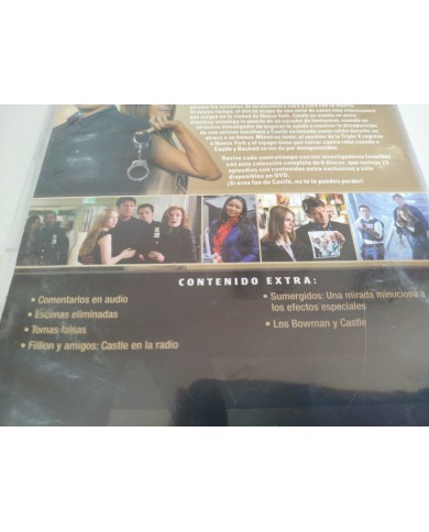 Castle Cuarta Temporada 4 Completa Serie TV - 6 x DVD Espa?ol English Frances 5T Castle Cuarta Temporada 4 Completa Serie TV - 6 x DVD Espa?ol English Frances 5T
