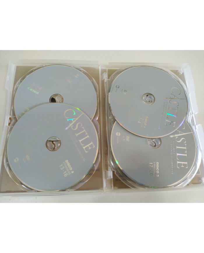 Castle Cuarta Temporada 4 Completa Serie TV - 6 x DVD Espa?ol English Frances 5T
