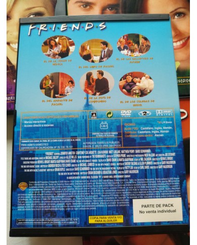 Friends Septima Temporada 7 Completa Serie TV - 4 x DVD Espa?ol Ingles - 3T