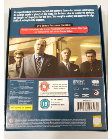 THE SOPRANOS COMPLETE SAISON 5 - 4 DVD HBO ENGLISH FRANCAIS SPECIAL EDIT BOX AM THE SOPRANOS COMPLETE SAISON 5 - 4 DVD HBO ENGLISH FRANCAIS SPECIAL EDIT BOX AM
