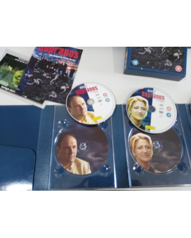 THE SOPRANOS COMPLETE SAISON 5 - 4 DVD HBO ENGLISH FRANCAIS SPECIAL EDIT BOX AM THE SOPRANOS COMPLETE SAISON 5 - 4 DVD HBO ENGLISH FRANCAIS SPECIAL EDIT BOX AM