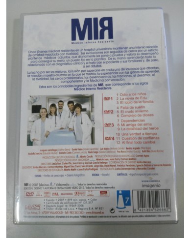 MIR MEDICO INTERNO RESIDENTE TEMPORADA 1 COMPLETA - 4 DVD 12 EPISODIOS Am MIR MEDICO INTERNO RESIDENTE TEMPORADA 1 COMPLETA - 4 DVD 12 EPISODIOS Am