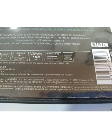 Orphan Black Tercera Temporada 3 Completa Serie TV - 3 x DVD Espa?ol Ingles - 3T