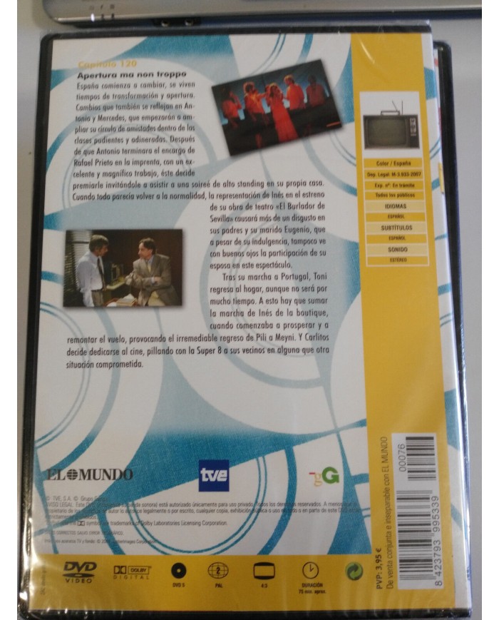 CUENTAME COMO PASO Septima Temporada 7 Faltan 6 Capitulos - 13 DVD Nuevo CUENTAME COMO PASO Septima Temporada 7 Faltan 6 Capitulos - 13 DVD Nuevo