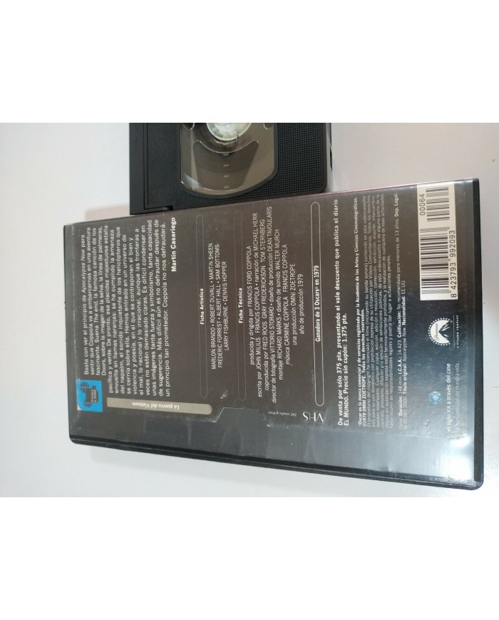 APOCALYPSE NOW Francis Ford Coppola VHS Cinta Castellano - 2T