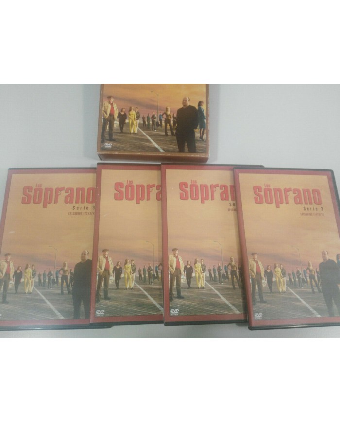 Los Soprano Tercera Temporada 3 - 4 x DVD Espa?ol English - AM Los Soprano Tercera Temporada 3 - 4 x DVD Espa?ol English - AM
