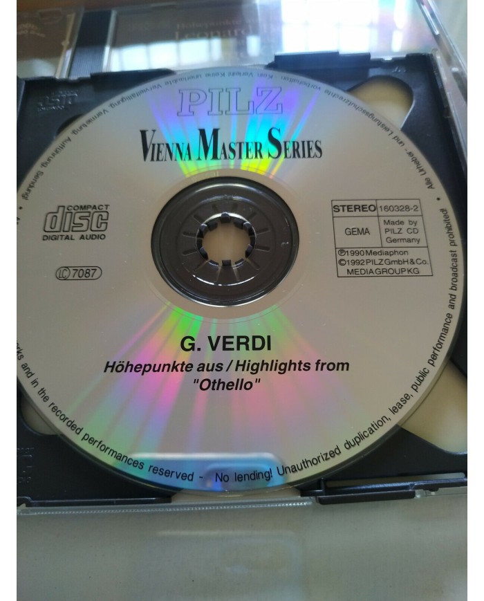 Viena Master Series Classical Highlights Opera Gershwin Bernstein Verdi - 3 x CD