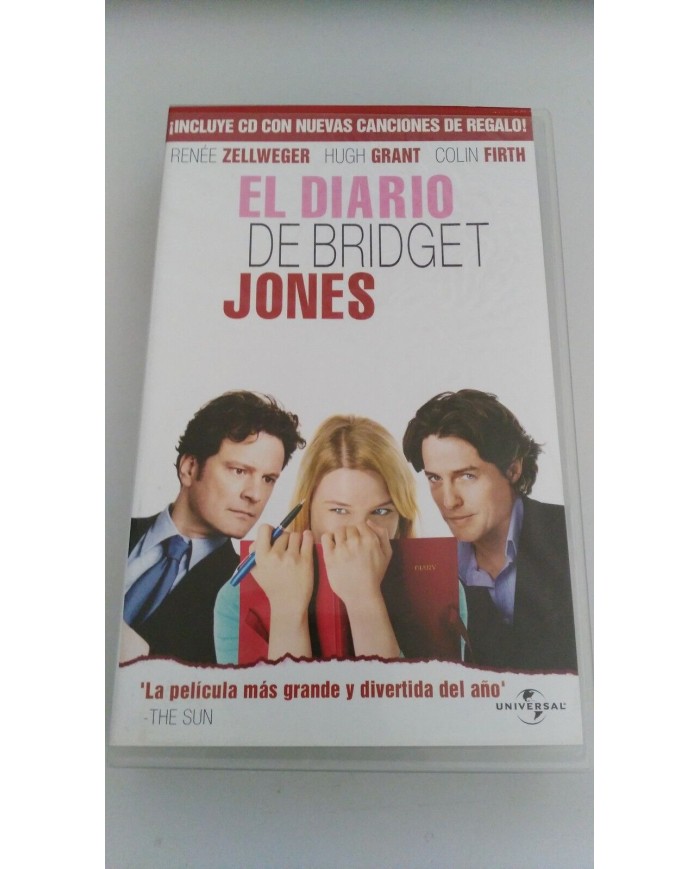 EL DIARIO DE BRIDGET JONES VHS COLECCIONISTA RENEE ZELLWEGER HUGH GRANT FIRTH