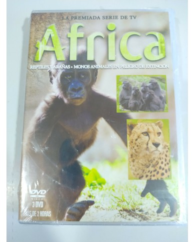 Africa Serie TV Reptiles Ara?as Monos - 3 x DVD Region 2 Espa?ol Ingles - 3T Africa Serie TV Reptiles Ara?as Monos - 3 x DVD Region 2 Espa?ol Ingles - 3T