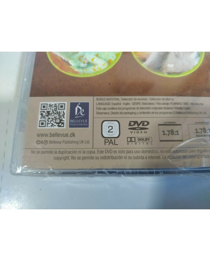 Africa Serie TV Reptiles Ara?as Monos - 3 x DVD Region 2 Espa?ol Ingles - 3T