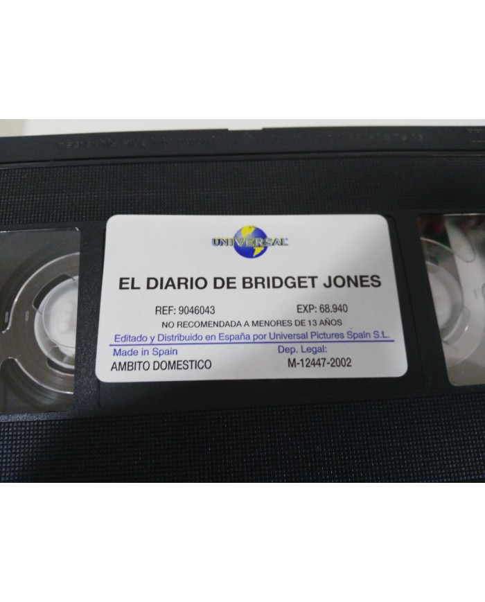 EL DIARIO DE BRIDGET JONES VHS COLECCIONISTA RENEE ZELLWEGER HUGH GRANT FIRTH