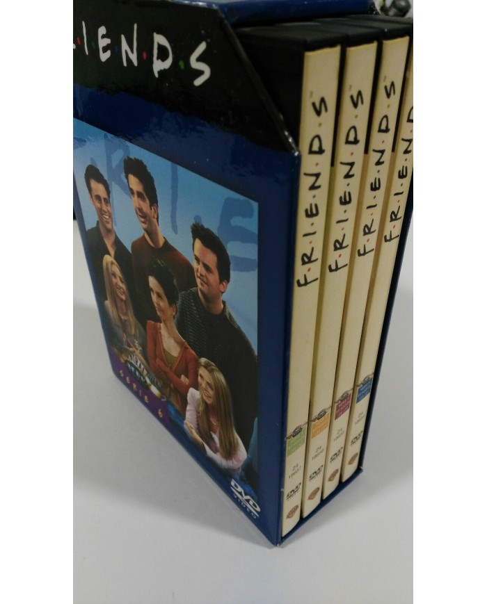 FRIENDS TEMPORADA SEASON 6 COMPLETA 4 DVD DOBLES CAJA DURA CENTRAL PERK PAL Am