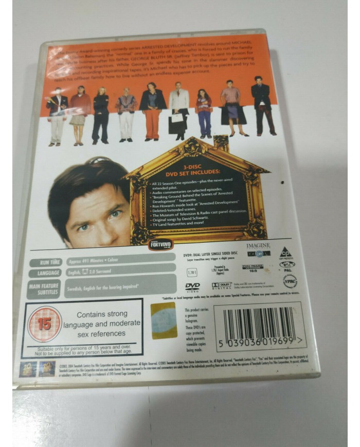 Arrested Development Season One Serie TV - 3 x DVD English - 5T