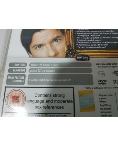 Arrested Development Season One Serie TV - 3 x DVD English - 5T Arrested Development Season One Serie TV - 3 x DVD English - 5T