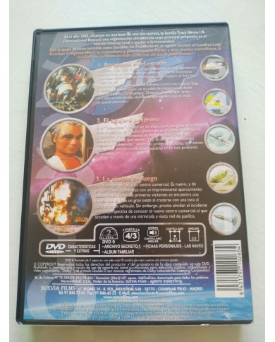 Thunderbirds Serie TV Capitulos 1-3 - DVD + Extras Espa?ol Ingles Region 2 Am