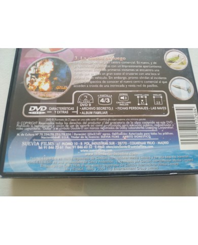 Thunderbirds Serie TV Capitulos 1-3 - DVD + Extras Espa?ol Ingles Region 2 Am