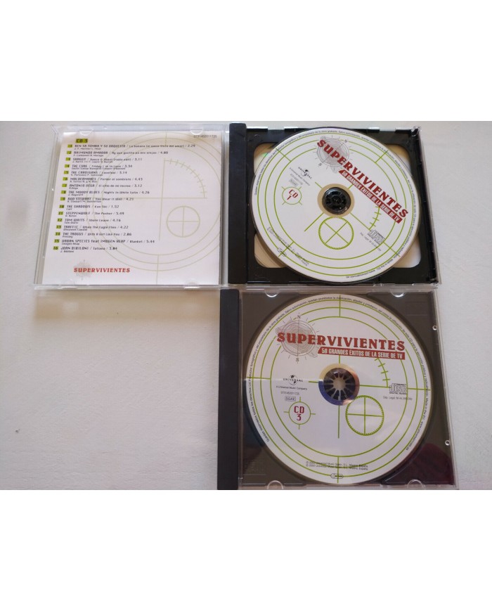 Supervivientes 50 Grandes Exitos de la Serie de TV 2000 - 3 x CD Am