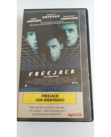 FREEJACK MICK JAGGER ANTHONY HOPKINS VHS COLECCIONISTA EDICION ESPAÑOLA