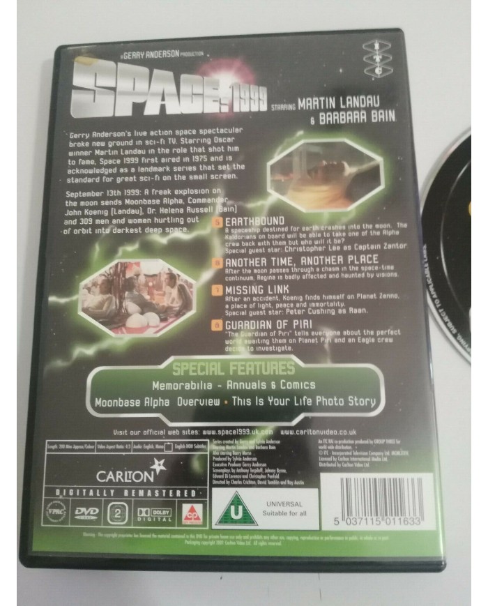 Space 1999 Martin Landau Barbara Bain vol two 4 episodes Serie TV DVD english AM Space 1999 Martin Landau Barbara Bain vol two 4 episodes Serie TV DVD english AM