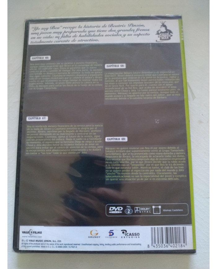 Yo Soy Bea Serie TV Volumen 11 - Episodios 66-69 - DVD Espa?ol region 2 - 2T