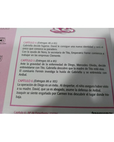 LA DAMA DE ROSA TELENOVELA VOLUMEN 2 DVD CAPITULOS 4-6 JEANETTE RODRIGUEZ MATA