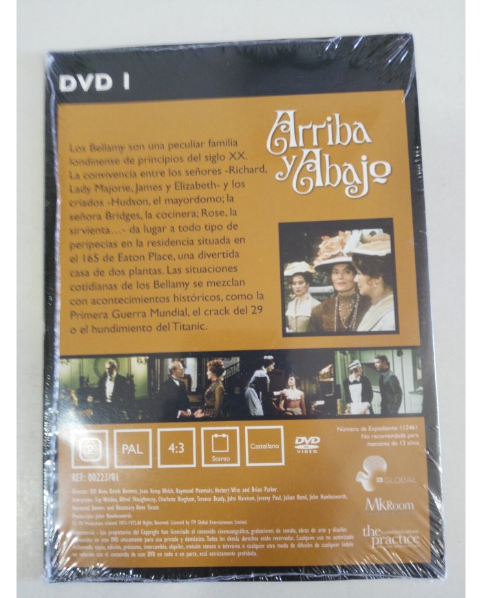 ARRIBA Y ABAJO LA PRUEBA SERIE TV VOLUMEN I DVD SLIM SOBRE CARTON NEW NUEVO