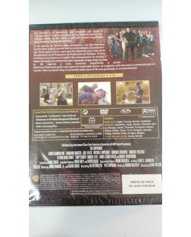 LOS SOPRANO TEMPORADA 1 EPISODIOS 5-6 HBO DVD NUEVO PRECINTADO NEW SEALED